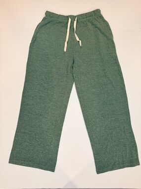 Men's Green Knit Drawstring Joggers